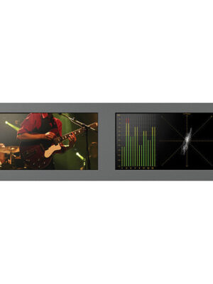 Blackmagic Design HDL-SMTWSCOPEDUO4K2 SmartScope Duo 4K Rack-Mounted Dual 6G-SDI Monitors