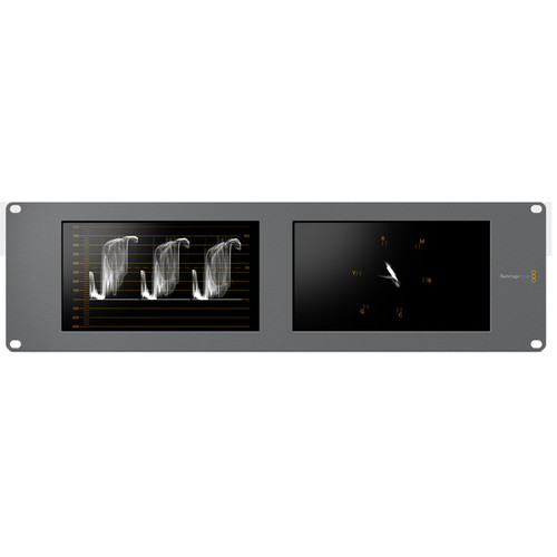 Blackmagic Design HDL-SMTWSCOPEDUO4K2 SmartScope Duo 4K Rack-Mounted Dual 6G-SDI Monitors - Image 5