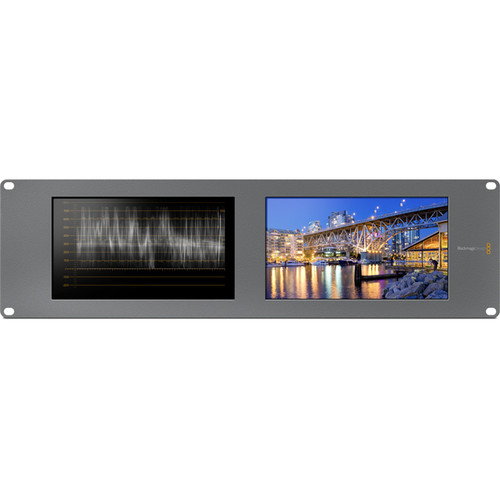Blackmagic Design HDL-SMTWSCOPEDUO4K2 SmartScope Duo 4K Rack-Mounted Dual 6G-SDI Monitors - Image 6