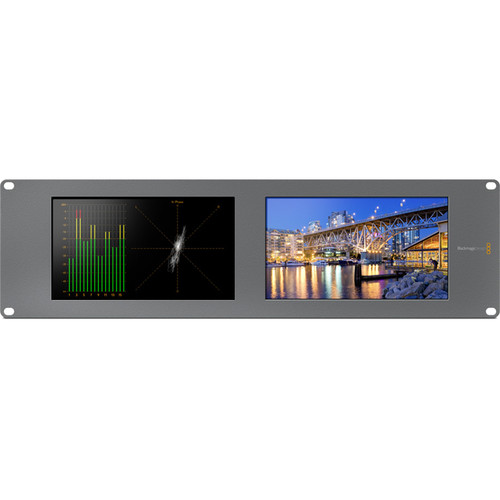 Blackmagic Design HDL-SMTWSCOPEDUO4K2 SmartScope Duo 4K Rack-Mounted Dual 6G-SDI Monitors - Image 7