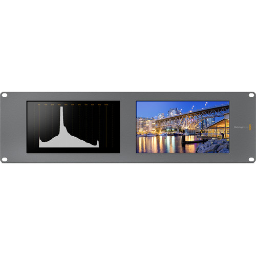 Blackmagic Design HDL-SMTWSCOPEDUO4K2 SmartScope Duo 4K Rack-Mounted Dual 6G-SDI Monitors - Image 8