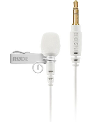 Rode LAVGOW Lavalier GO Omnidirectional Lavalier Microphone for Wireless GO Systems (White)