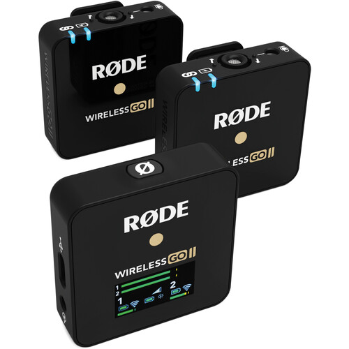 Rode WIGOII Wireless GO II 2-Person Compact Digital Wireless Microphone System/Recorder - Image 4