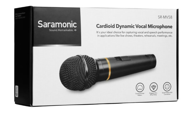 Saramonic SR-MV58 Cardioid dynamic vocal handheld microphone - Image 6