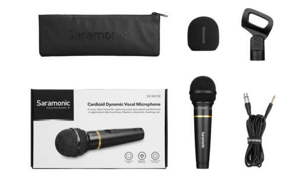 Saramonic SR-MV58 Cardioid dynamic vocal handheld microphone - Image 7