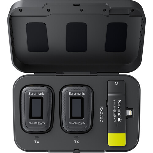 Saramonic Blink 500 Pro B4 2-Person Digital Wireless Omni Lavalier Microphone System for Lightning iOS Devices - Image 4