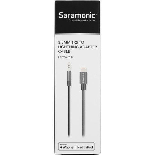 Saramonic LavMicro U1B Omnidirectional Lavalier Microphone with Lightning Connector for iOS Devices - Image 11