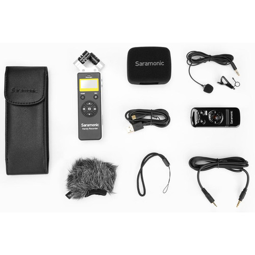 Saramonic SR-Q2M Metal Handheld Audio Recorder with X/Y Stereo Microphone, Lavalier Mic, and Remote - Image 9