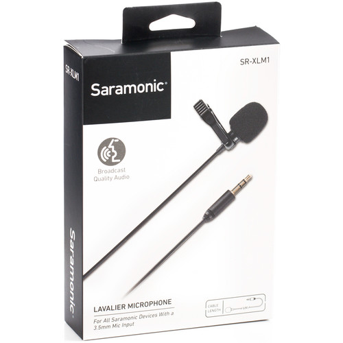 Saramonic SR-XLM1 Omnidirectional Broadcast-Quality Lavalier Microphone with 3.5mm TRS Connector - Image 5