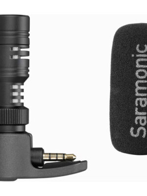 Saramonic SmartMic+ Compact Directional Microphone with 3.5mm TRRS Plug for Mobile Devices