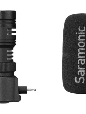 Saramonic SmartMic+ Di Compact Directional Microphone with Lightning Plug for iOS Mobile Devices