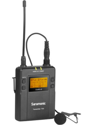 Saramonic UWMIC9TX9 TX9 96-Channel Digital UHF Wireless Bodypack Transmitter with Lavalier Mic