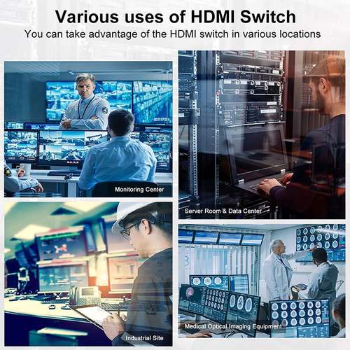 TESmart HSW1601A1U 16 Port HDMI Switch 4K UHD 3840x2160@60Hz HDMI Switcher Box with RS232 LAN Port Support HDCP 2.2 - Image 6