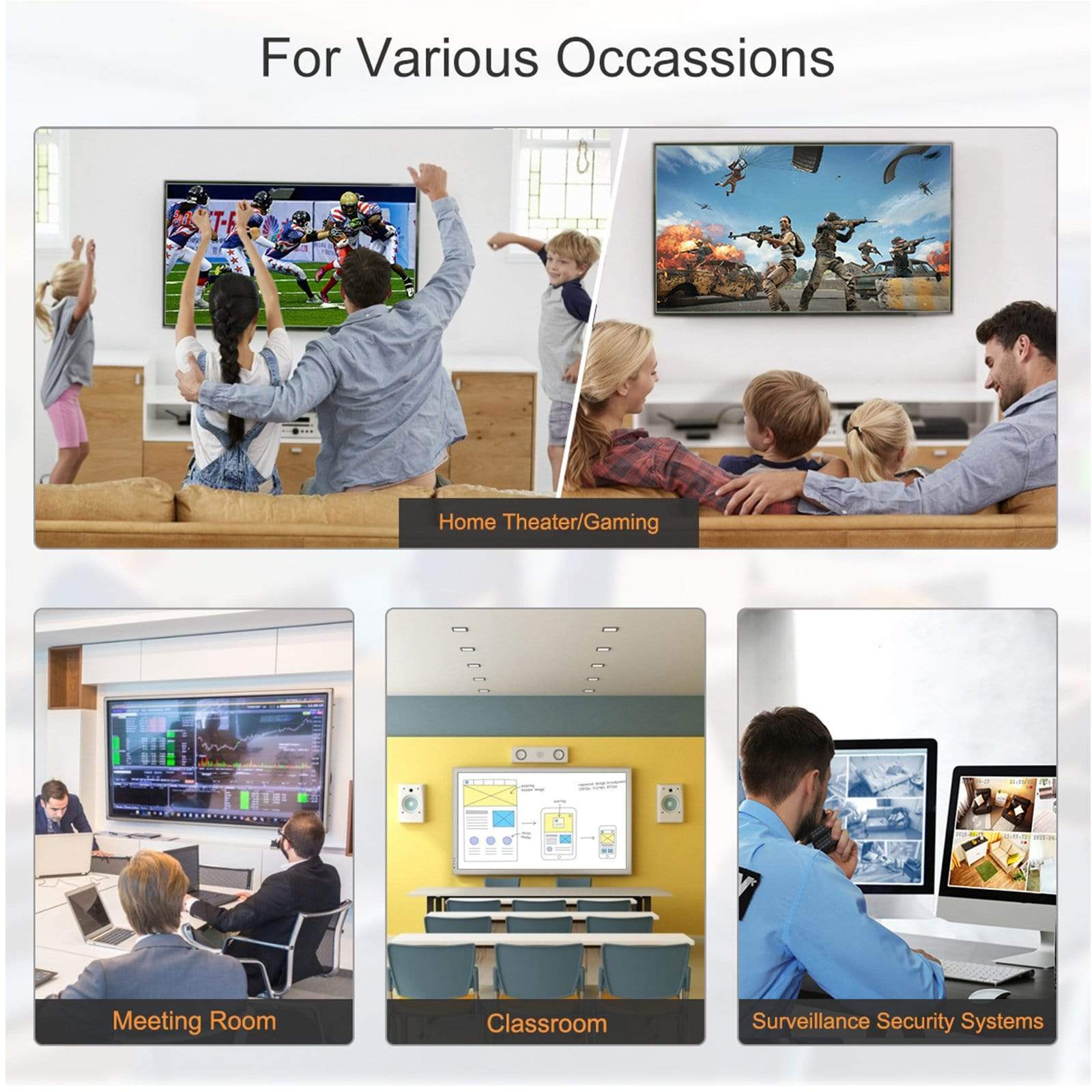 TESmart HSW0401A1U Ultra HD 4x1 HDMI 4K@60Hz 4:4:4 The Fast Switch 4Kx2K 4 Port HDMI Switch Box Selector 4x1 with S/PDIF and L/R Audio Output, IR Wireless Remote Control, HDMI Switch 4 in 1 Out - Image 7