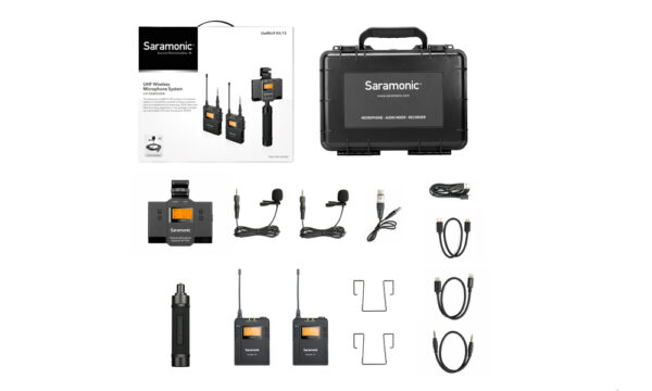 Saramonic UwMic9 Kit13 UHF Wireless and Audio Mixer Microphone System - Image 4