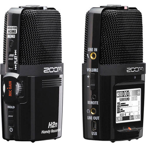 Zoom ZH2N H2n 2-Input / 4-Track Portable Handy Recorder with Onboard 5-Mic Array - Image 7